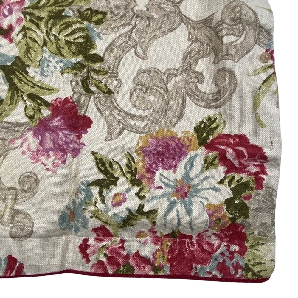 Standard‎ Pillow Shams Set of 2 Rose Tree Bristol Bedding 29 X 22 Rose Scroll